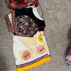 India Boutique Multicolor Embroidered Dress